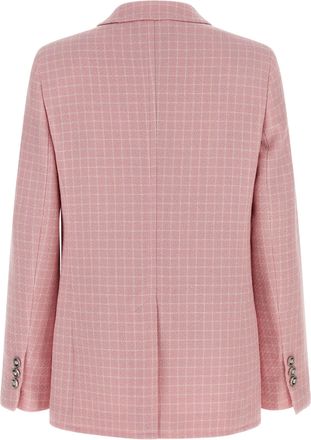 Versace Womens Multicolor Virgin Wool Blazer Clothing