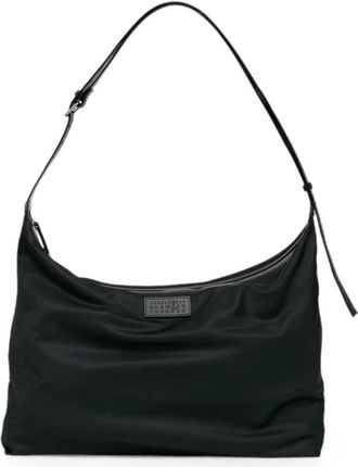 Maison Margiela Numeric Schoudertas - Dames - Schoudertassen - Zwart - ONE Size - Leer - Tassen