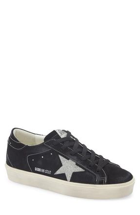 Golden Goose Hi Star Sneaker in Black/Silver at Nordstrom, Size 10Us