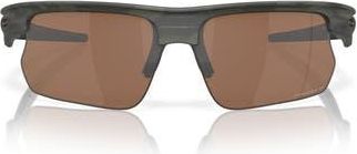 Oakley Bisphaera 68mm Prizm Gradient Oversize Polarized Rectangular Sunglasses in Olive at Nordstrom Rack