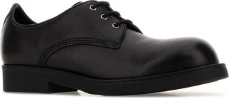 Maison Margiela Mens Leather Lace-Up Oxford Black Bovina