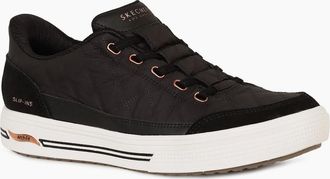 Skechers Womens Slip In Arch Fit Arcade Womens Trainers - Black - Size: 6