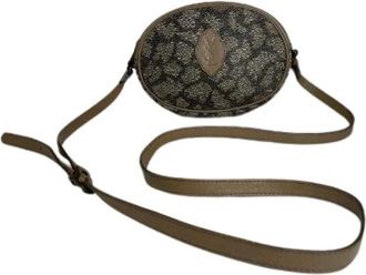 Saint Laurent Pre-owned Cross Body Bags, female, Gray, Size: ONE SIZE Pre-owned Vintage Shoulder / Crossbody Bag