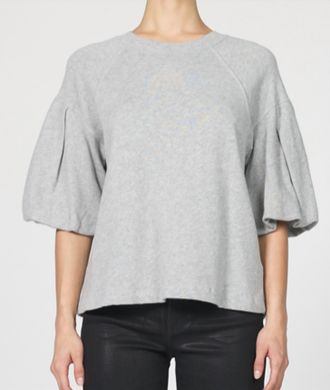 Dear John Denim Womens Bubble Sweatshirt In Grey