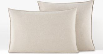 La Redoute Interieurs Kussensloop, katoenen chambray flanel, Clara