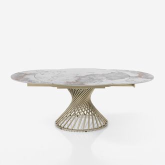 Oresteluchetta Mesa Extensible De Cer&aacute;mica Y Metal Holt