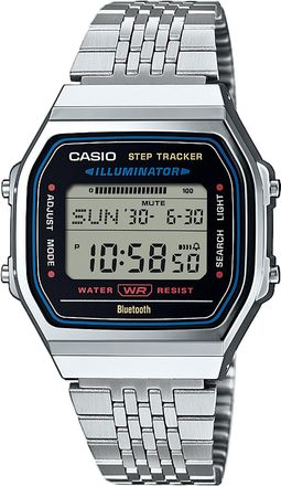 Casio Collection Vintage Unisexs Silver Watch ABL-100WE-1AEF Stainless Steel - One Size