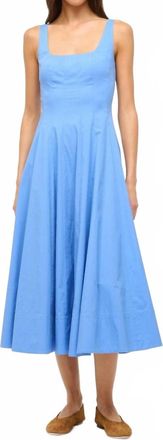 Staud Wells Dress In Cornflower
