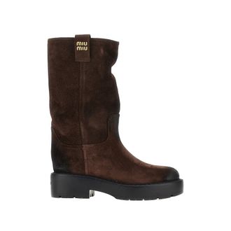 Miu Miu Suede leather boots Woman 37+