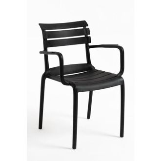 Regalos Miguel Regalos Miguel - Sillas Jard&iacute;n - Silla Lamix Con Brazos - Negro