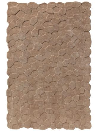 benuta Alfombra de lana beige 120x170