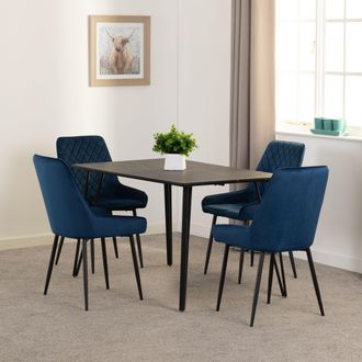 Seconique Marlow & Avery Dining Set in Blue