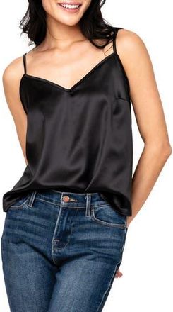 Gibsonlook Satin Camisole in Black at Nordstrom Rack, Size X-Large