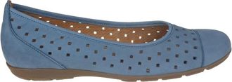 Gabor Blauwe Ballerinas - Dames - Ballerinas - Blauw - 40 1/2 EU - Schoenen