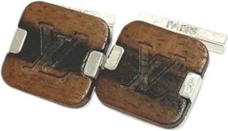 Louis Vuitton Pre-owned Cufflinks - - Pre-owned - Uomo - Marrone - ONE SIZE