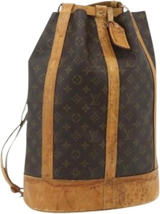Louis Vuitton Pre-owned Bucket Bags, female, Brown, Size: ONE SIZE Pre-owned Randonnee GM Shoulder Bag