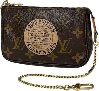 Louis Vuitton Brown Monogram Pochette Pouch (Pre-Owned)