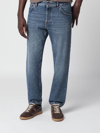 Pantaloni Torino Jeans straight fit in denim di cotone a cinque tasche