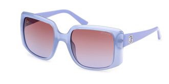 Guess GU00097 81Z Womens Sunglasses Purple Size 53