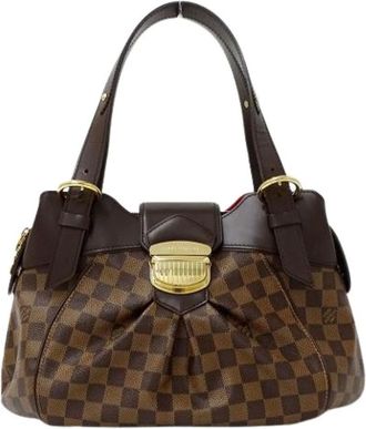 Louis Vuitton Pre-owned Handbags, female, Brown, Size: ONE SIZE Pre-owned Damier Canvas Shoulder Bag