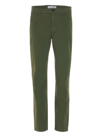 Department Five pleat-detail zip-fly trousers - Green