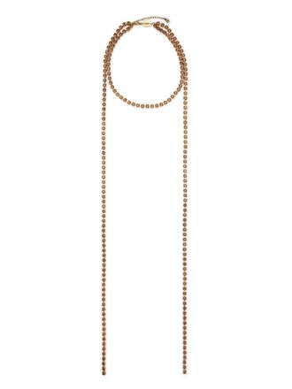 【関税込み】Dsquared2 ホワイト Stones ネックレス Dsquared2のホワイト Stones ネックレスがセール中