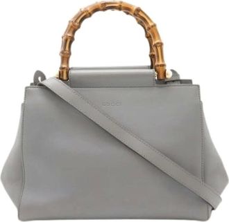 Gucci Pre-owned Handbags, female, Gray, Size: ONE SIZE Pre-owned Vintage Handbag