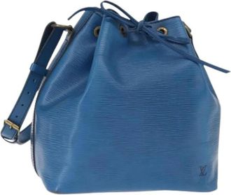 Louis Vuitton Pre-owned Bucket Bags, female, Blue, Size: ONE SIZE Pre-owned Vintage Leather Bucket Bag