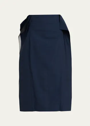 A.W.A.K.E. Paneled Midi Skirt