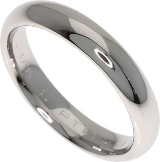Chanel Platinum Platinum 950 Wedding Ring (Pre-Owned)