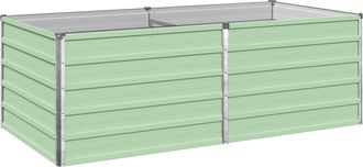 vidaXL Cama De Jard&iacute;n Elevada Verde Pastel 160 X 80 X 55 Cm Vidaxl