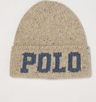 Polo Ralph Lauren Wool-Blend Beanie with Cuff and Jacquard Logo