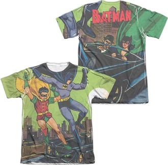 Gildan Batman Getaway (Front/Back Print) Adult Poly/Cotton Short Sleeve Tee / T-Shirt