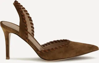 Gianvito Rossi D&eacute;collet&eacute; in pelle scamosciata Woman 36.5