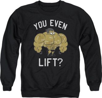 Gildan Teen Titans Go You Lift Adult Crewneck Sweatshirt