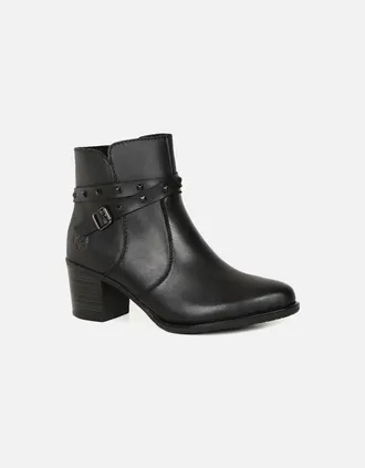 Rieker Womens Idaho Womens Ankle Boots - Black - Size: 7.5