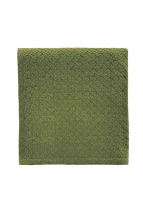 Ted Baker Diagonal T Matellase Cotton Throw in Green