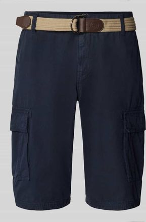 Lerros Regular Fit Cargoshorts mit G&uuml;rtel in Dunkelblau, Gr&ouml;&szlig;e 31