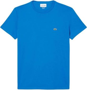 Lacoste T-shirt met ronde hals - Heren - T-shirts - Blauw - XL - Tops
