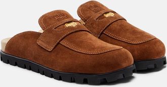 Miu Miu Oliva suede mules