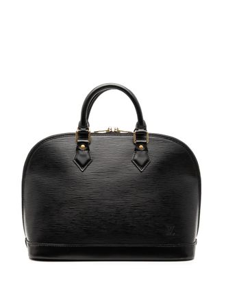 Louis Vuitton Borsa a mano Alma PM in pelle &Eacute;pi 1998 - Nero