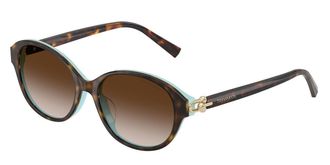 Tiffany & Co. TF4263D Asian Fit 81343B Womens Sunglasses Tortoiseshell Size 54