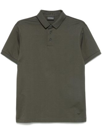 Emporio Armani Poloshirt met jacquard-patroon - Grijs