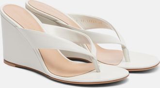 Gianvito Rossi Sandalias con cu&ntilde;a de piel