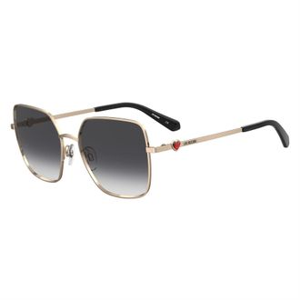 Moschino Womens Accessories Moscsun Rectangular in Rose Gold - One Size