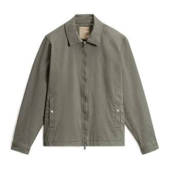 Woolrich Light Jackets, male, Green, Size: 2XL Cotton Jacket