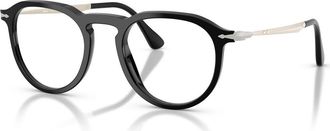 Persol 51mm Rectangle optical glasses in Black at Nordstrom