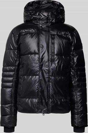 Tom Tailor Regular Fit Steppjacke mit Kapuze in Black, Größe XXXL