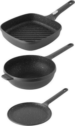 Berghoff INTERNATIONAL Gem 3-Piece Speciality Cookware Set in Black at Nordstrom Rack