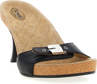 Balenciaga Womens Black Calfskin Stiletto Heel Sandals